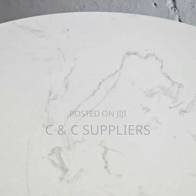 Round Marble Top Dining Table-Tulip
