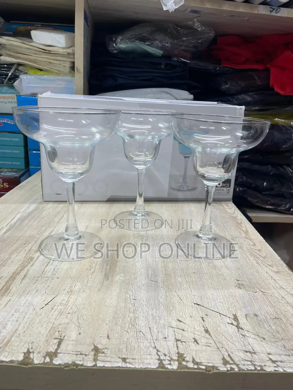 6pcs Elegant Margarita Glasses