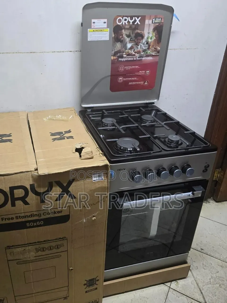 Full Gas Mika Oryx Standing Cooker