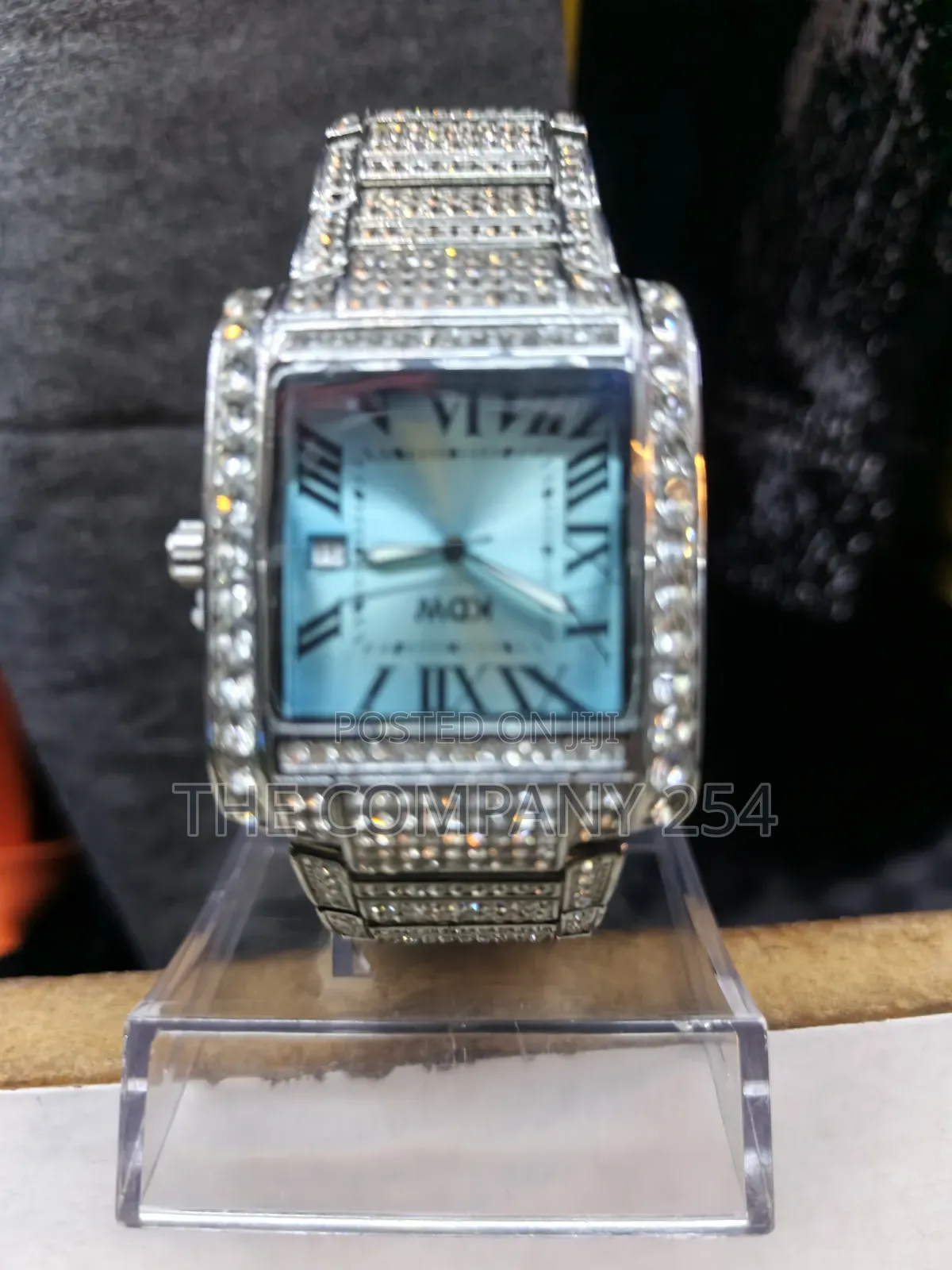 Quality Casual Iced Designer Hip Hop Treading Gold Iced Watch