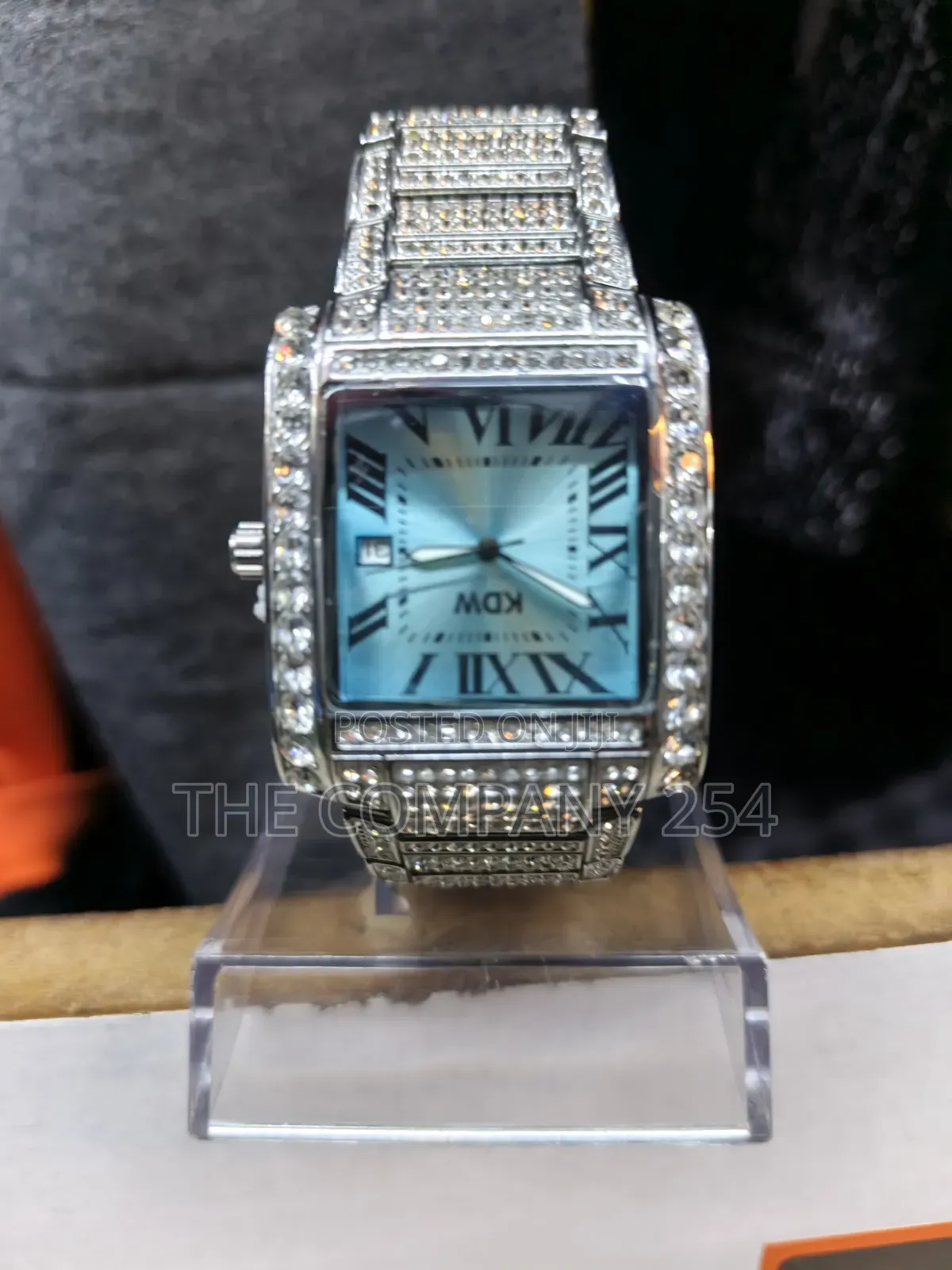 Quality Casual Iced Designer Hip Hop Treading Gold Iced Watch