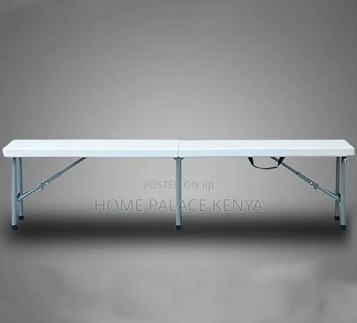 Outdoor Bench: Plastic Panel Outdoor Bench With Carrying Handle