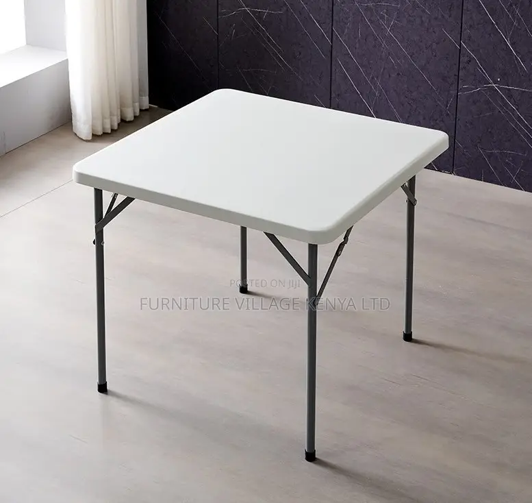 Modern White Foldable Dining Table