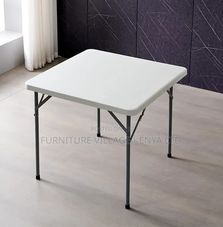 Modern White Foldable Dining Table