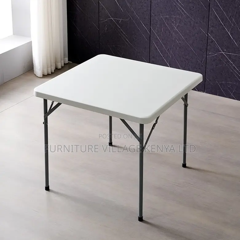 Modern White Foldable Dining Table