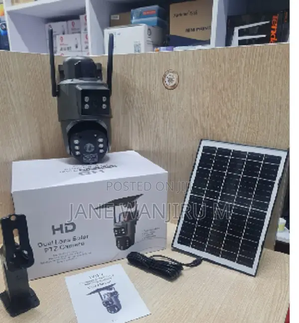4mp Solar Powered Ubox Wifi Outdoor Camera Dual Lens