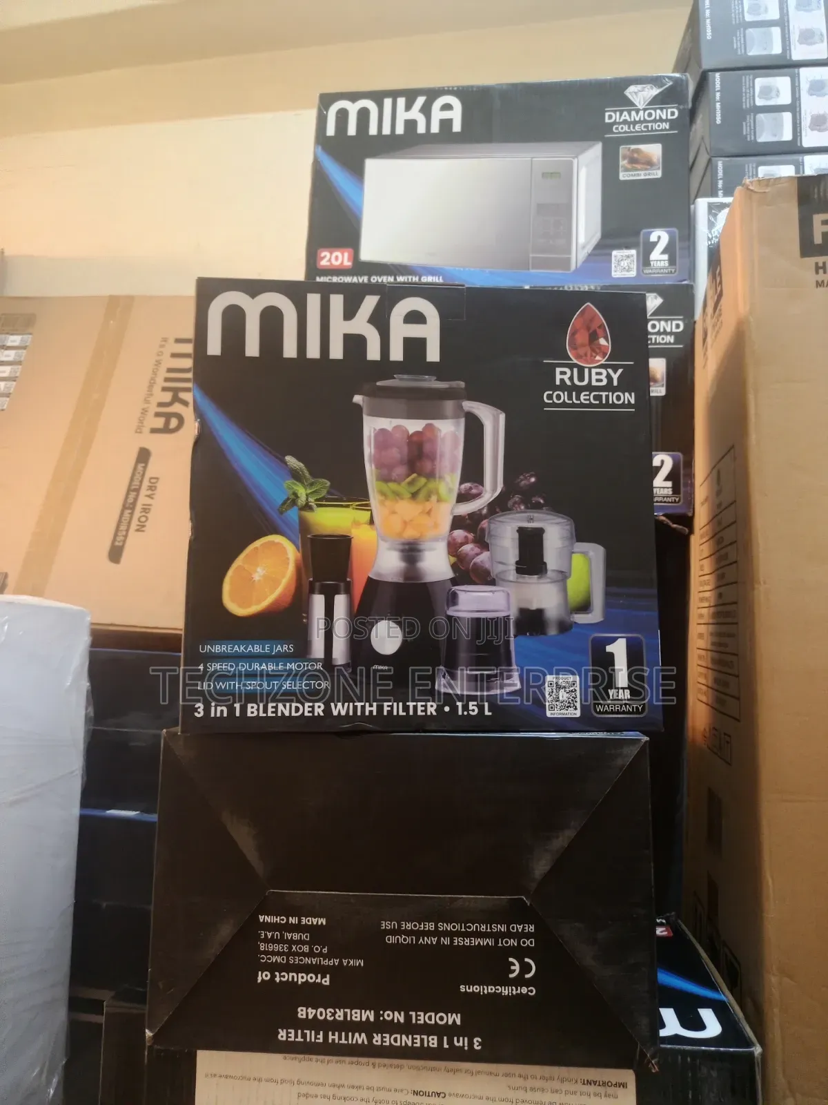 Mika 4 in 1 With Safety Lock Blender 