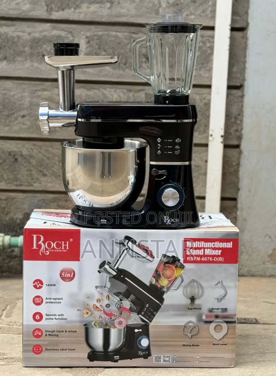 5 in 1 Roch Multifunctional Stand Mixer