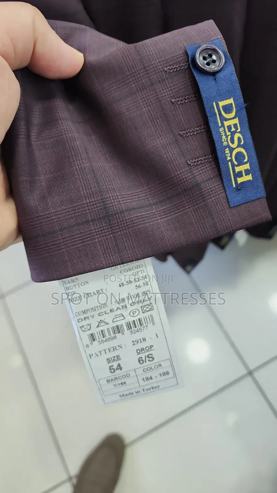New Arrivals! 100% Wool Classic Suits for Men. Delivery Available! 