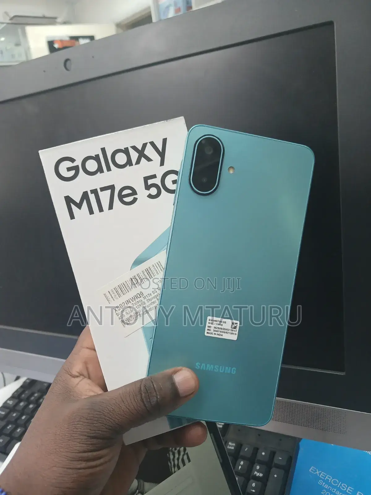 New Samsung Galaxy M17 5G 128 GB Blue