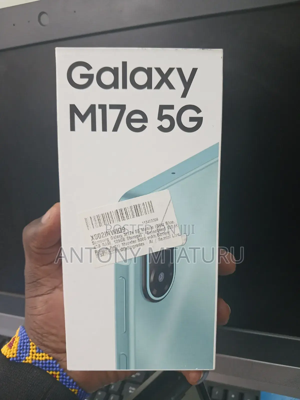 New Samsung Galaxy M17 5G 128 GB Blue