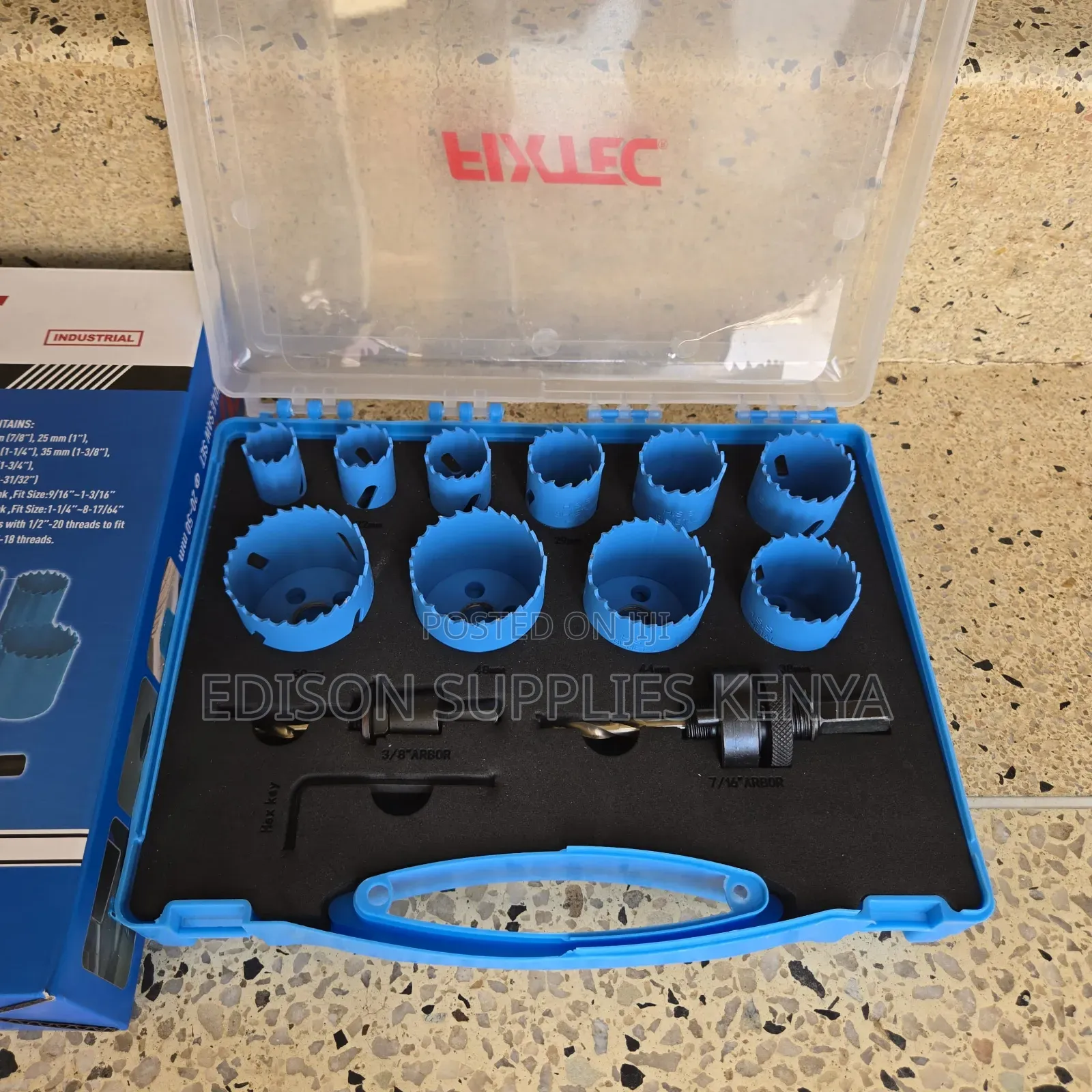 Fixtec Bi-Metal Hole Saw Set 13pcs Bi Metal Cut Holes Multipurpose