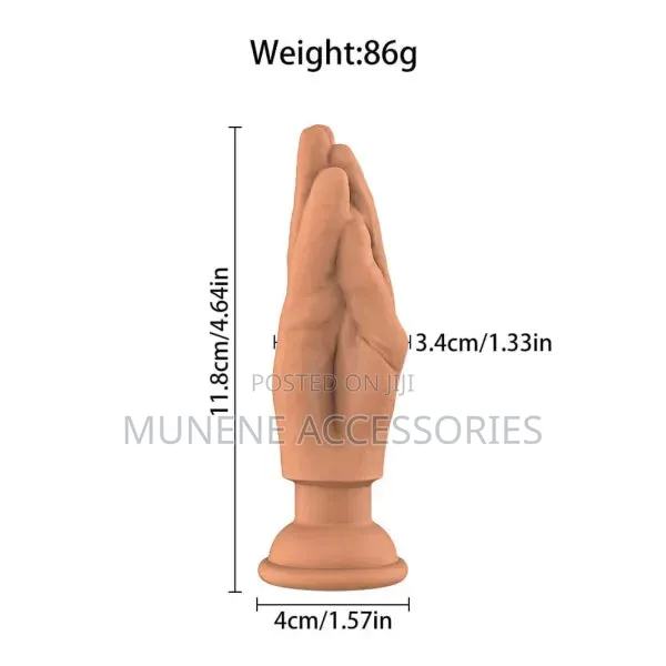 Vibrating Prayer Hand Suction Anal Plug - Fist Dildo