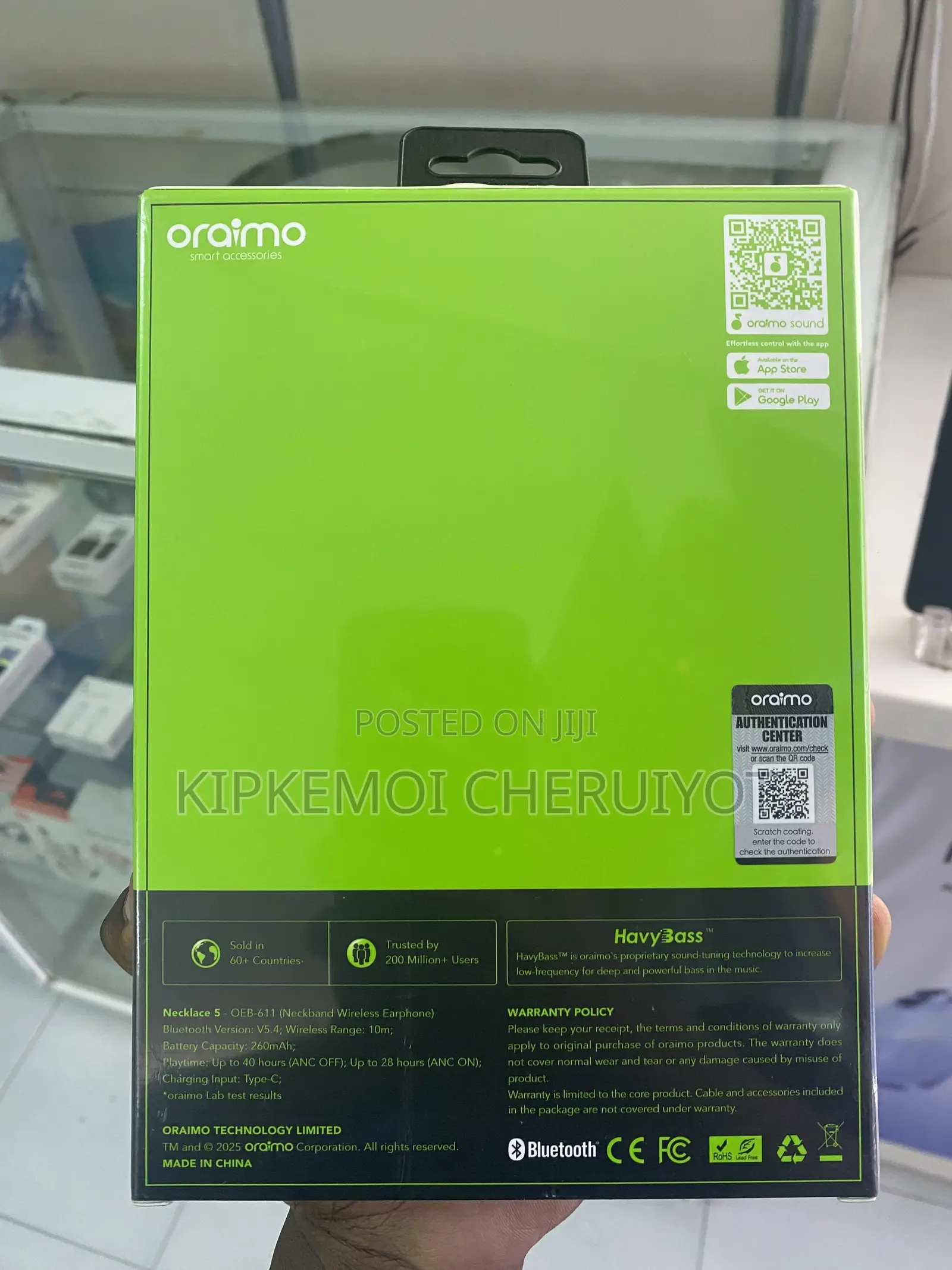 Oraimo Necklace 5 Anc
