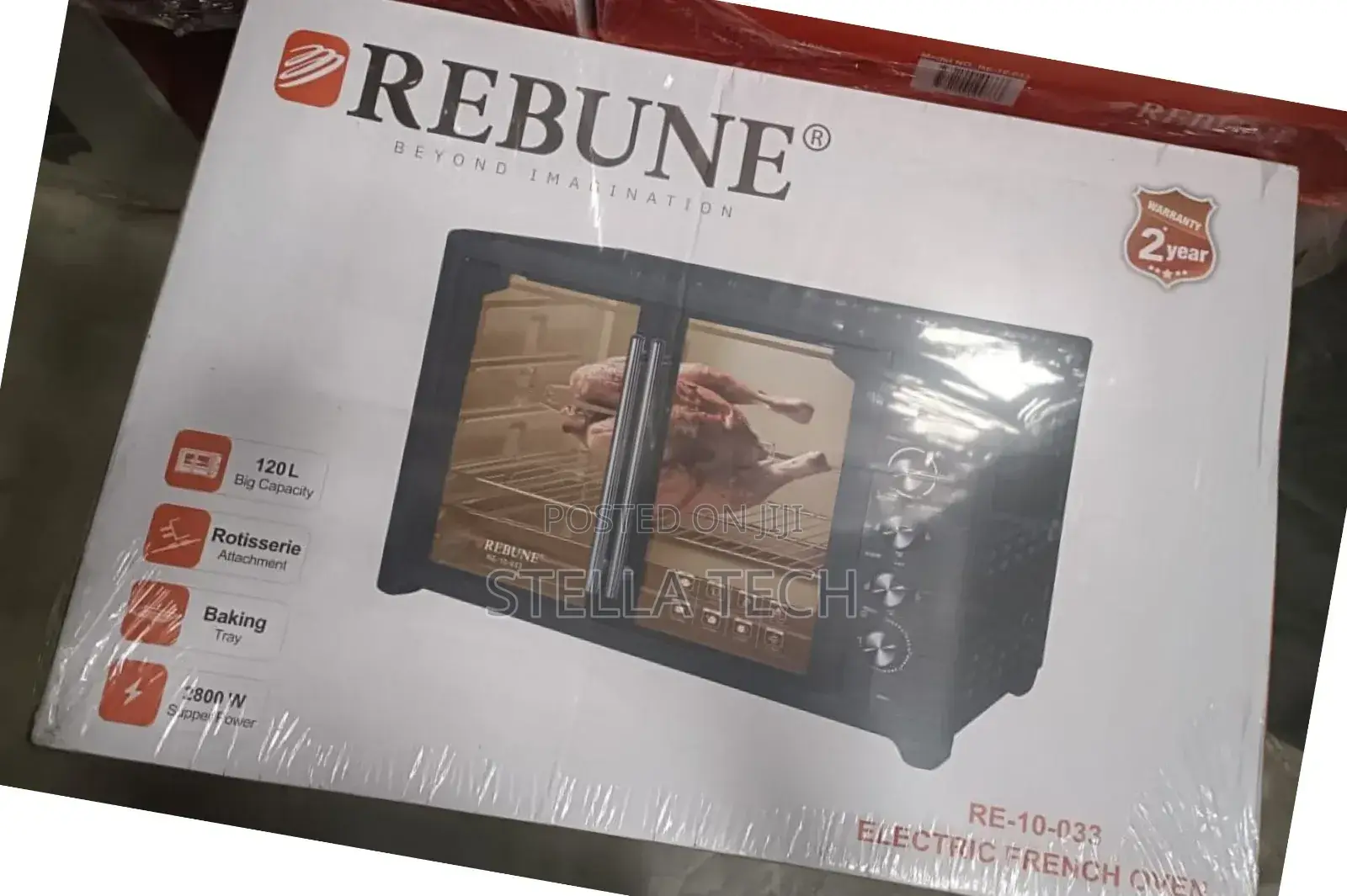 75 Litres Rebune Re-10-031 Commercial Double Door Oven