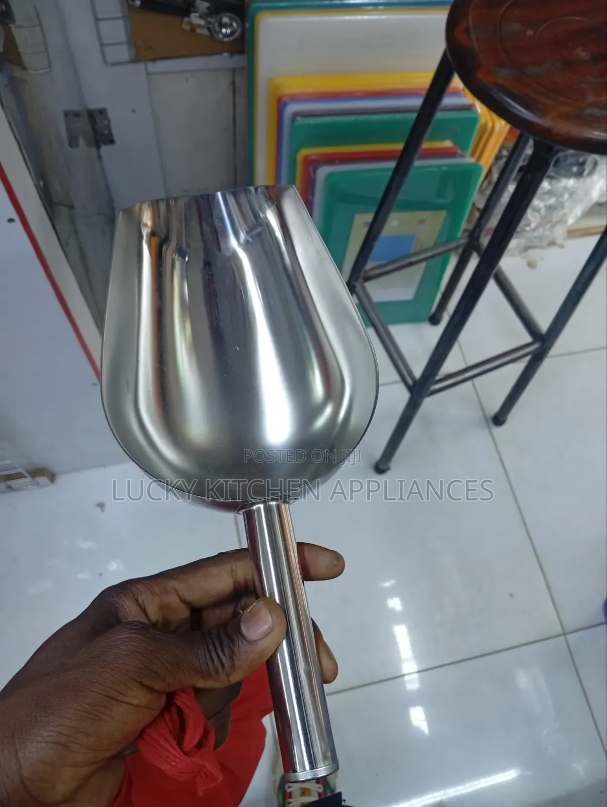 Stainless Steel Scooper.