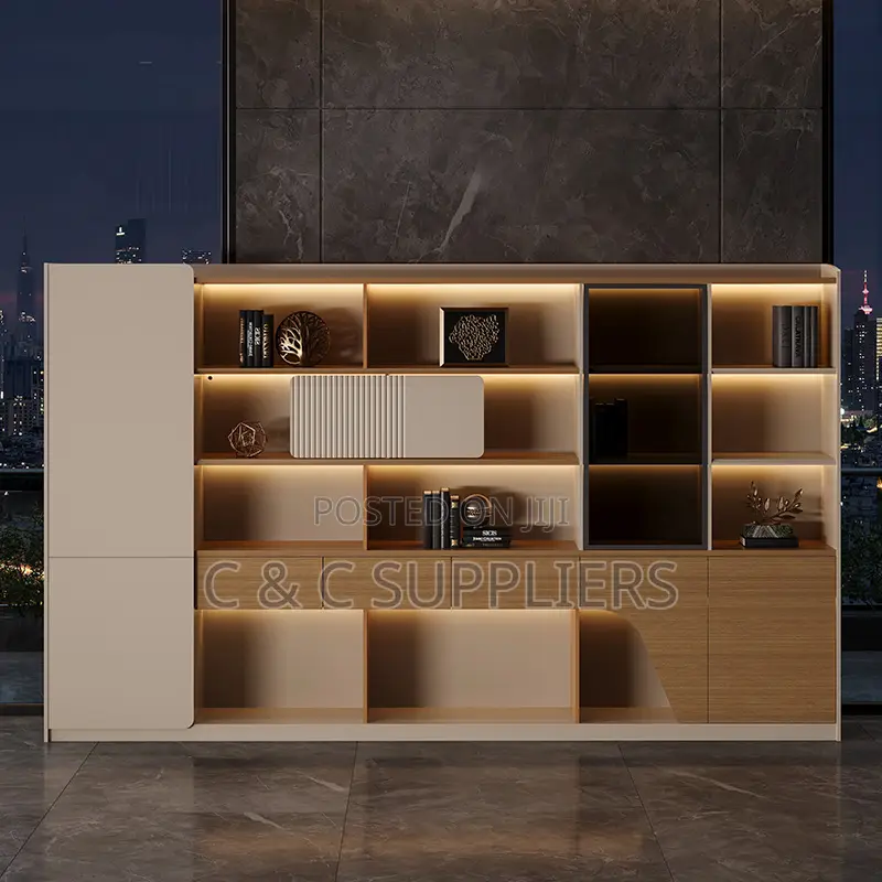 Executive Display Shelf Wall Unit