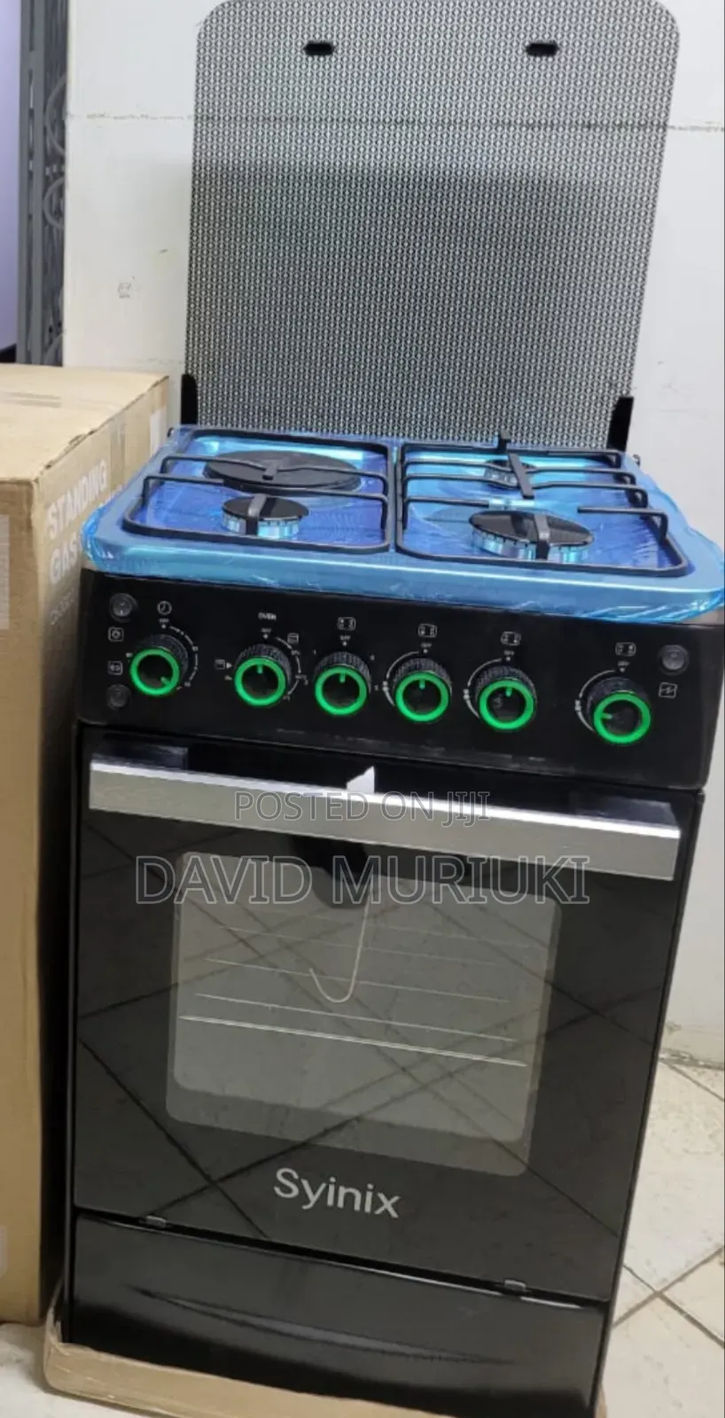 Syinix 50by 50 Standing Cooker With Electric Oven