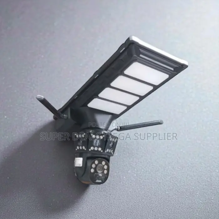 4g PTZ Alarm Warning Light Solar Camera With Led Solar Street Light