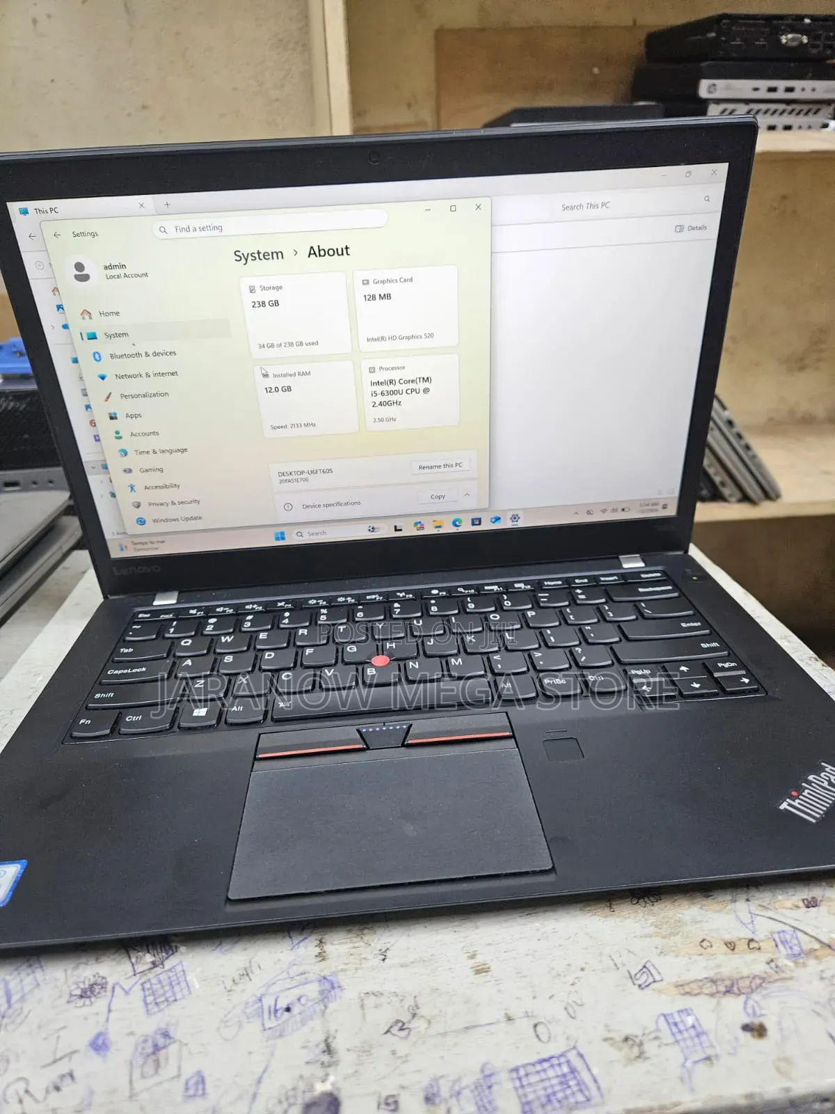 Laptop Lenovo ThinkPad T460s 12GB Intel Core i5 SSD 256GB