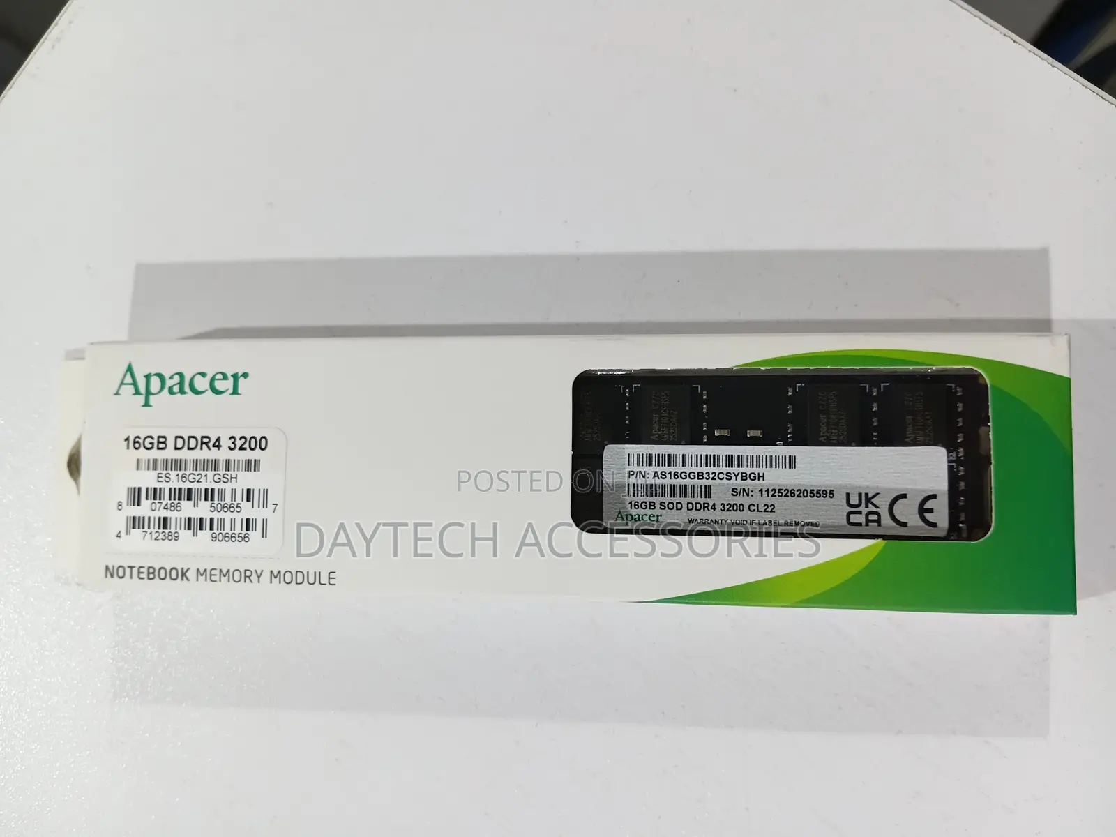 Apacer 16gb Ddr4 3200mhz Laptop Ram