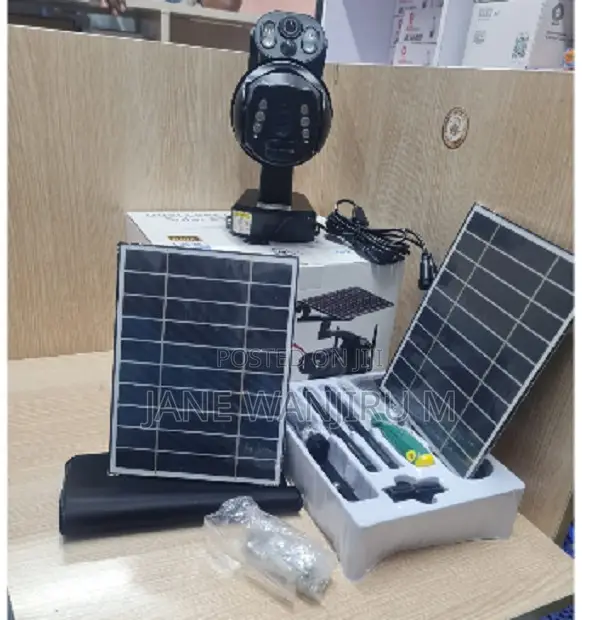 4mp Ubox Solar Powered Outdoor Security Camera Wifi PTZ Dual Lens