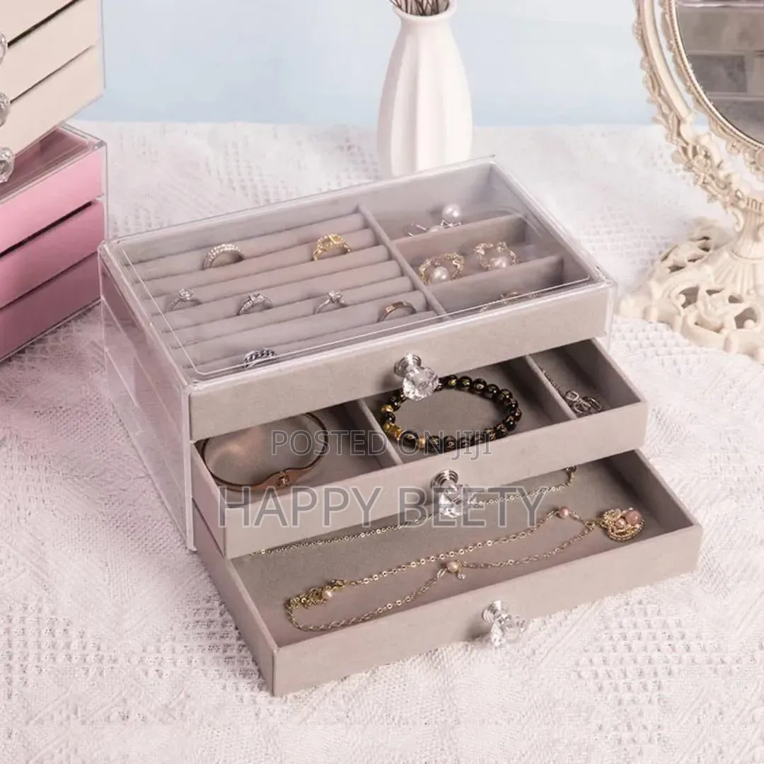 Acrylic Transparent Flannel Simple Jewelery,Rings, Neckless Etc