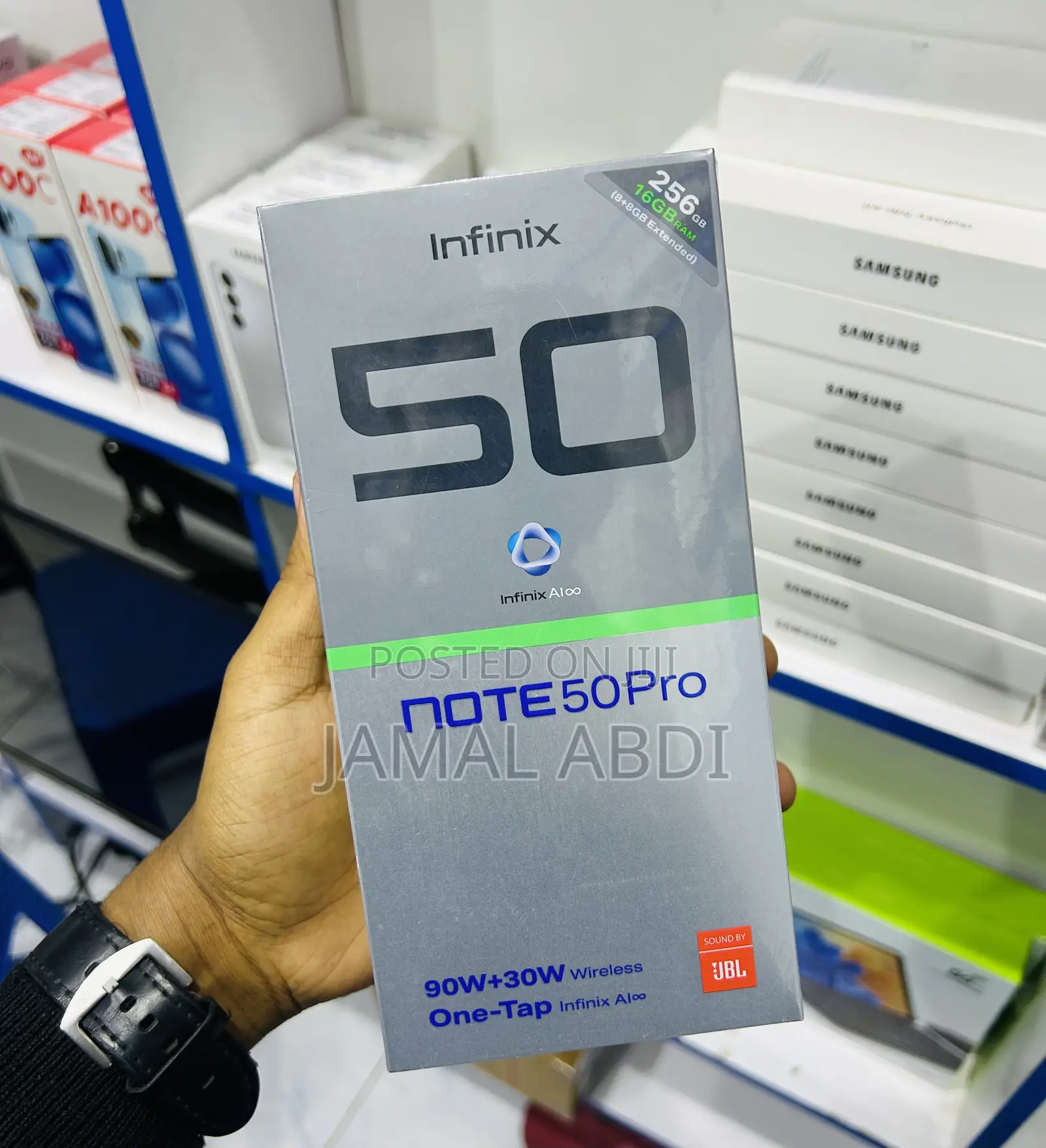 New Infinix Note 50 Pro 256 GB Black