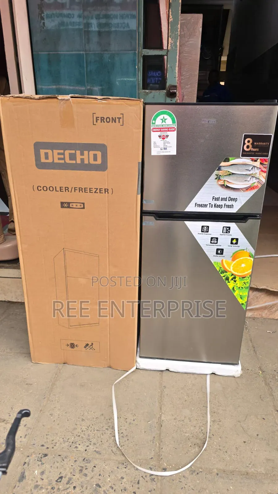 128 Litres Double Door **Decho Refrigerator