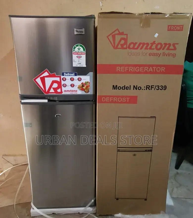 Ramtons 138 Litres Double Door Refrigerator