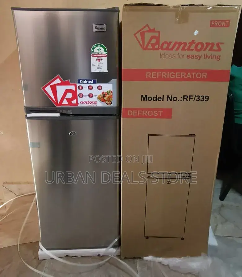 Ramtons 138 Litres Double Door Refrigerator