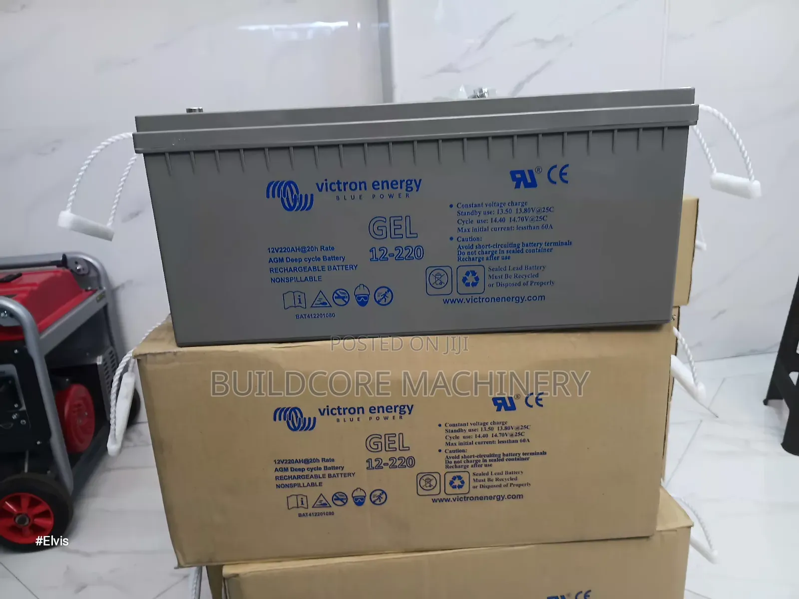 Victron Energy 220ah Gel Battery (Ups Backup)