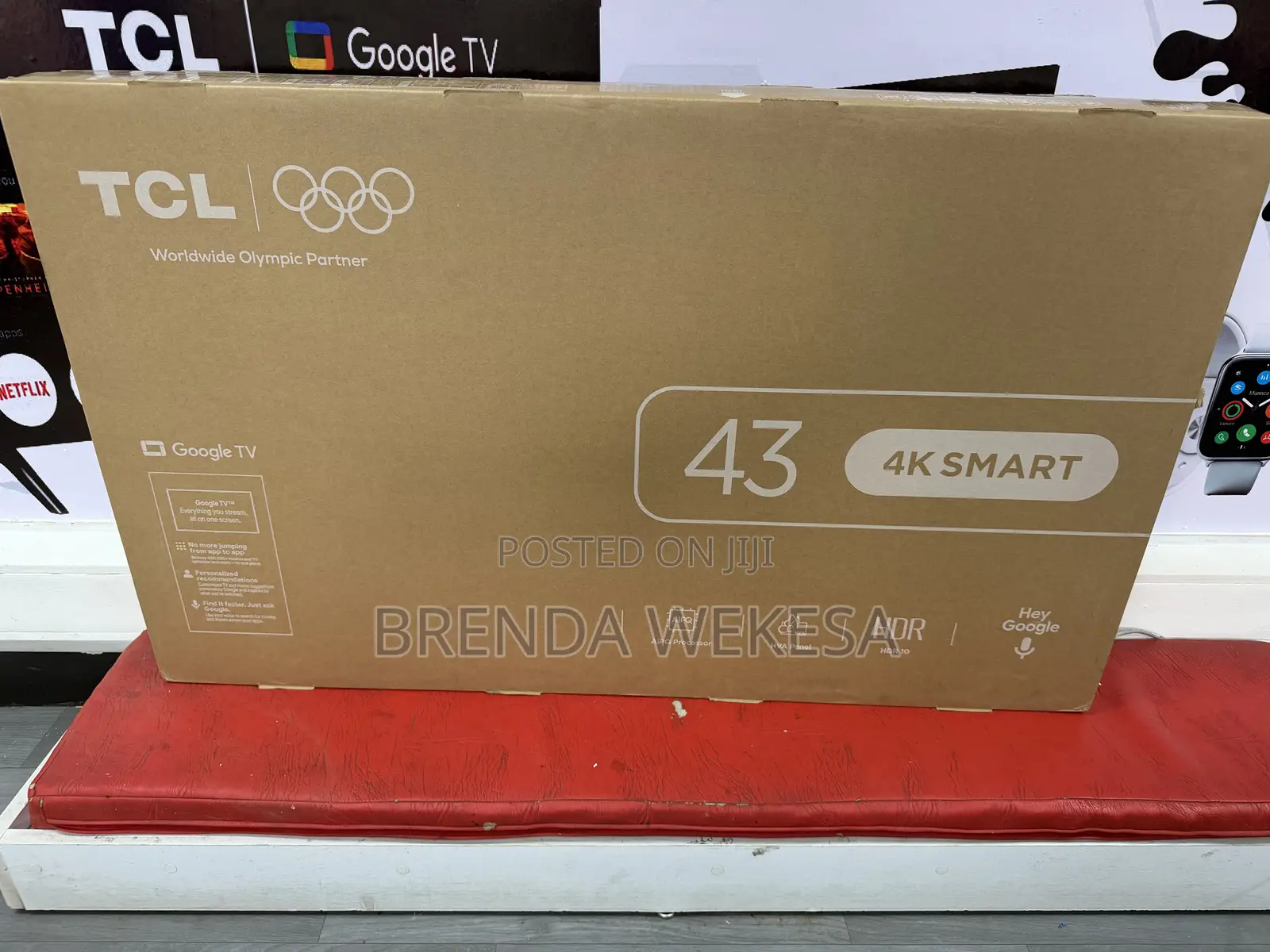 TCL 43 Inch V6d HDR Smart Google Tv – 43v6d (New 2026 Model)