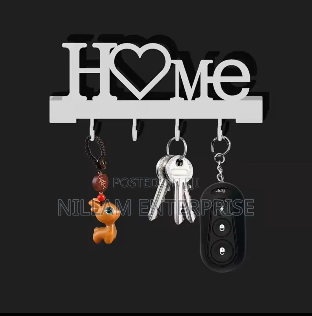 Wall Mounted Home Love Shape Key Holder Rack*