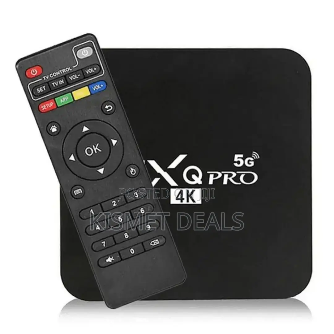 MXQ Pro 5g Android Smart TV Box Fast Wifi and Ethernet Support