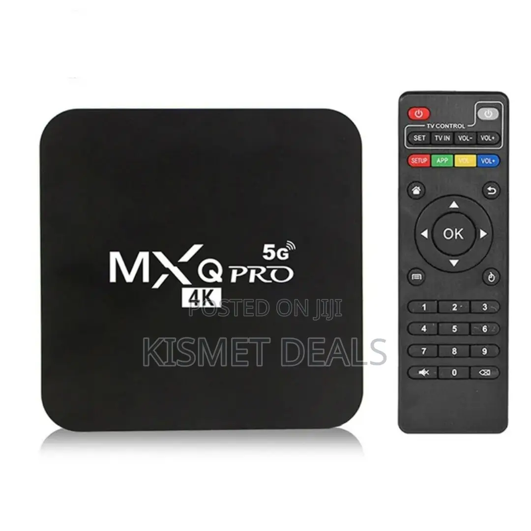 MXQ Pro 5g Android Smart TV Box Fast Wifi and Ethernet Support