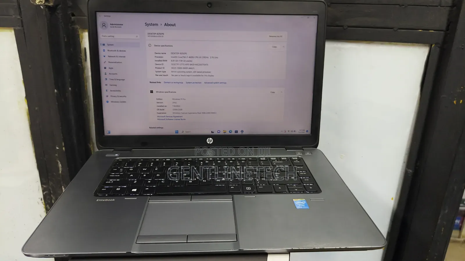 Laptop HP EliteBook 850 G1 8GB Intel Core i7 HDD 750GB