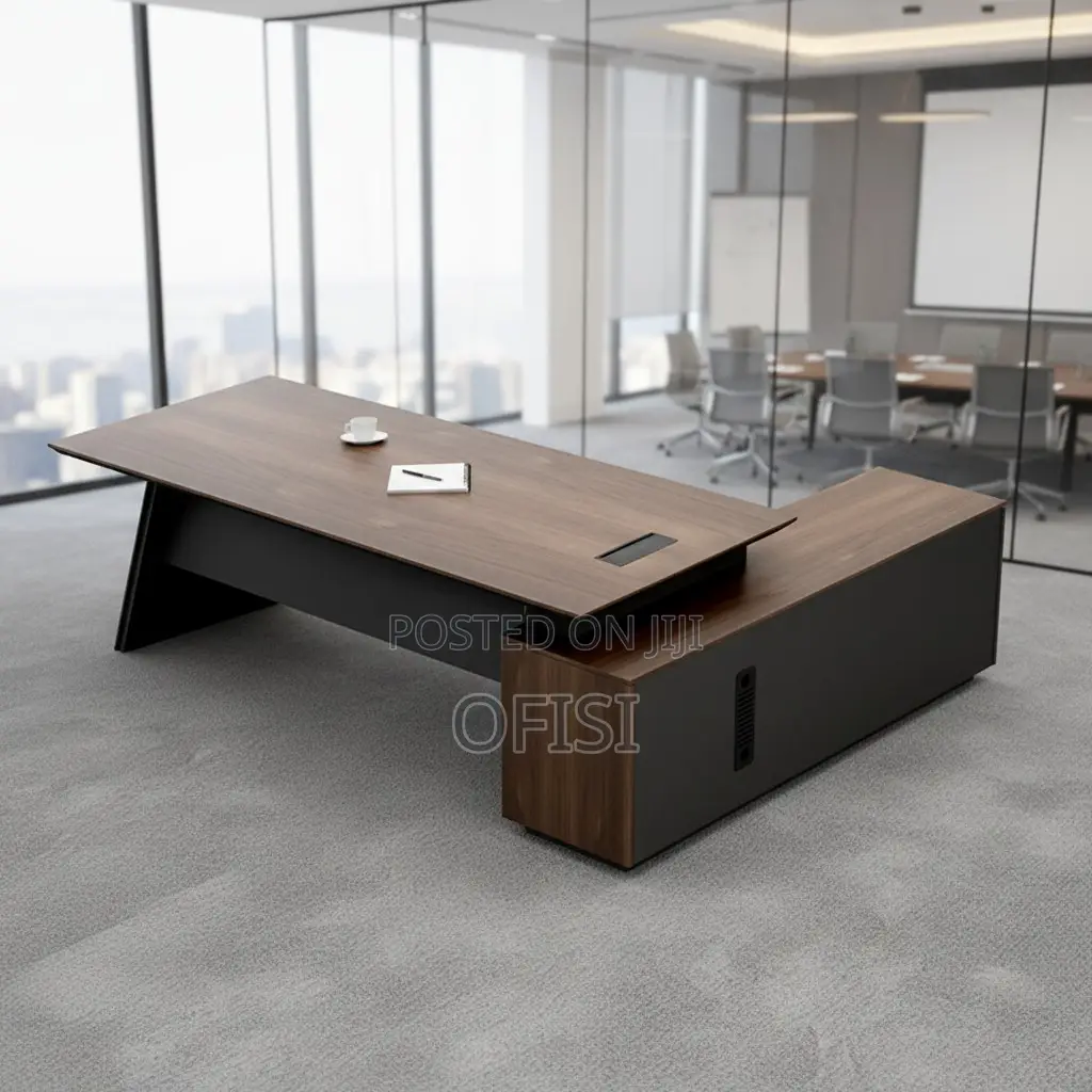 Office Desk; 1800mm Executive L-Shaped Table