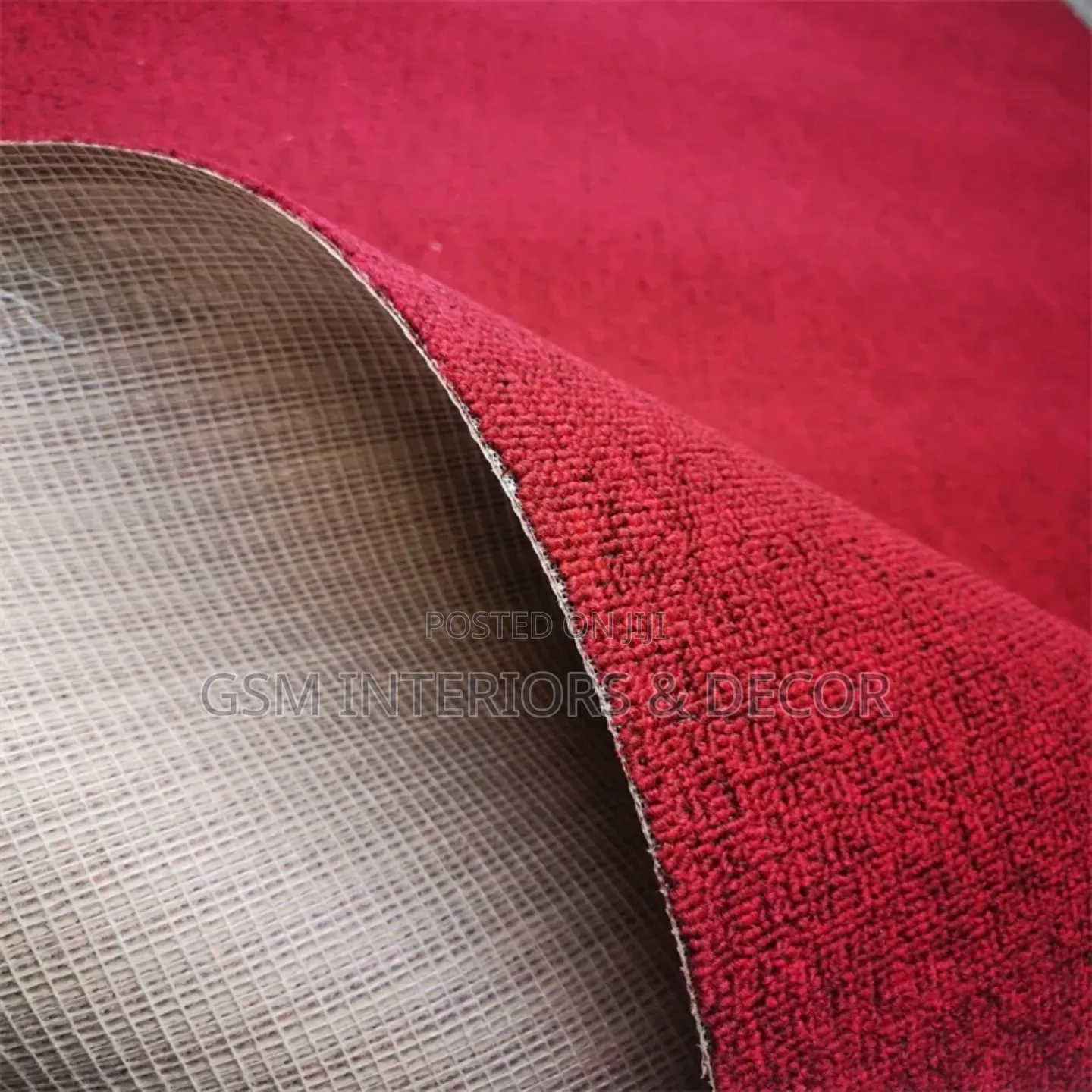 Red Wine Wall to Wall Office Carpets Visco