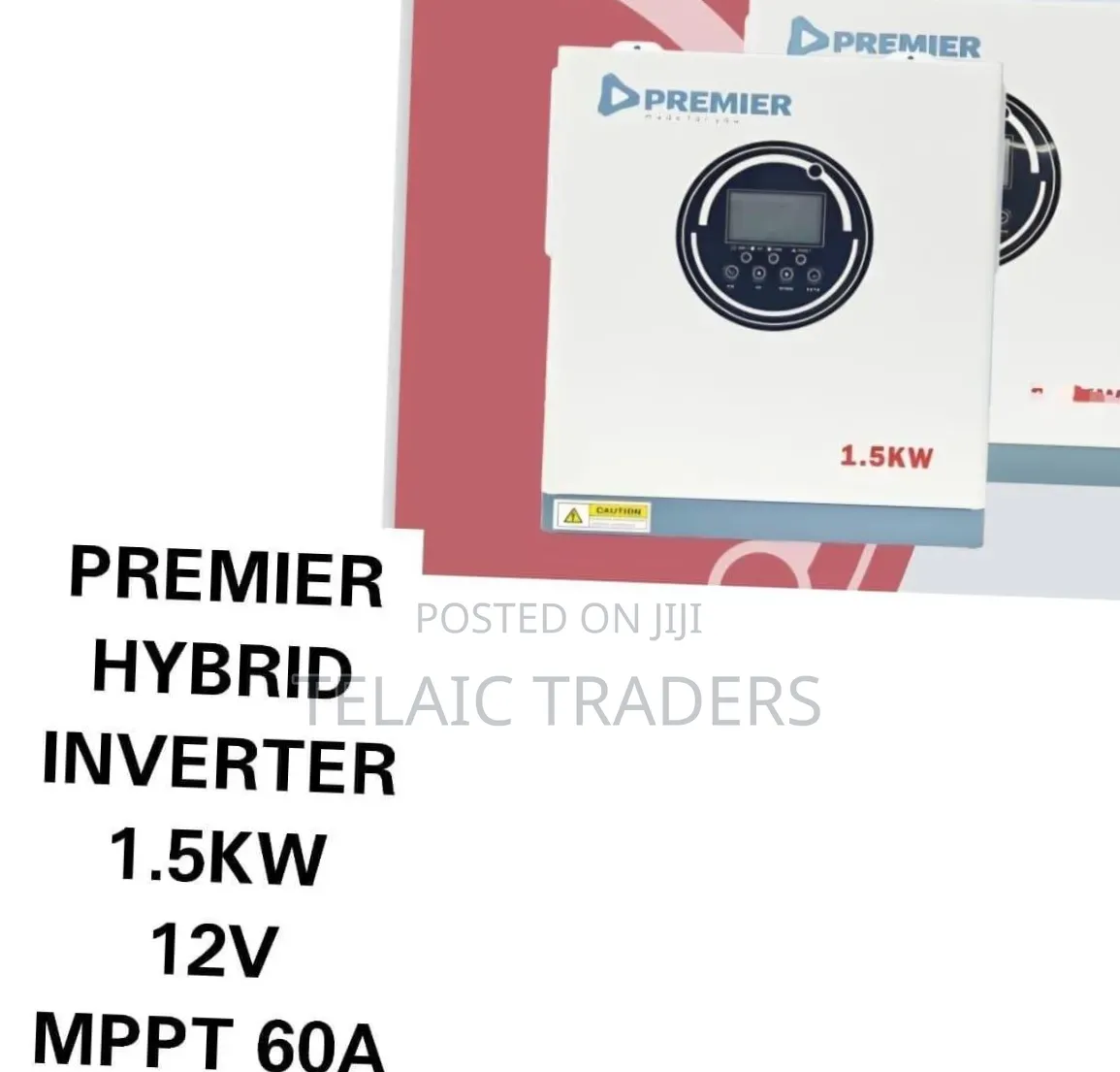 Premier Hybrid Inverter 1.5kw 12v MPPT 60a