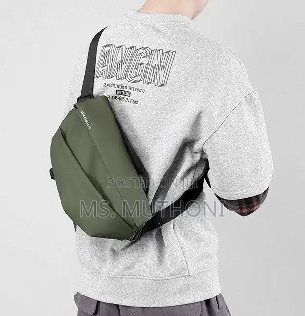 Water Resistant Finish Crossbody Sling Bag