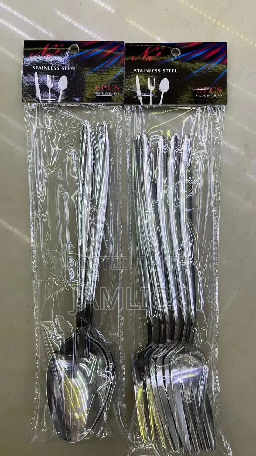 12-Piece Stainless Steel Fork Spoon Set – Fb