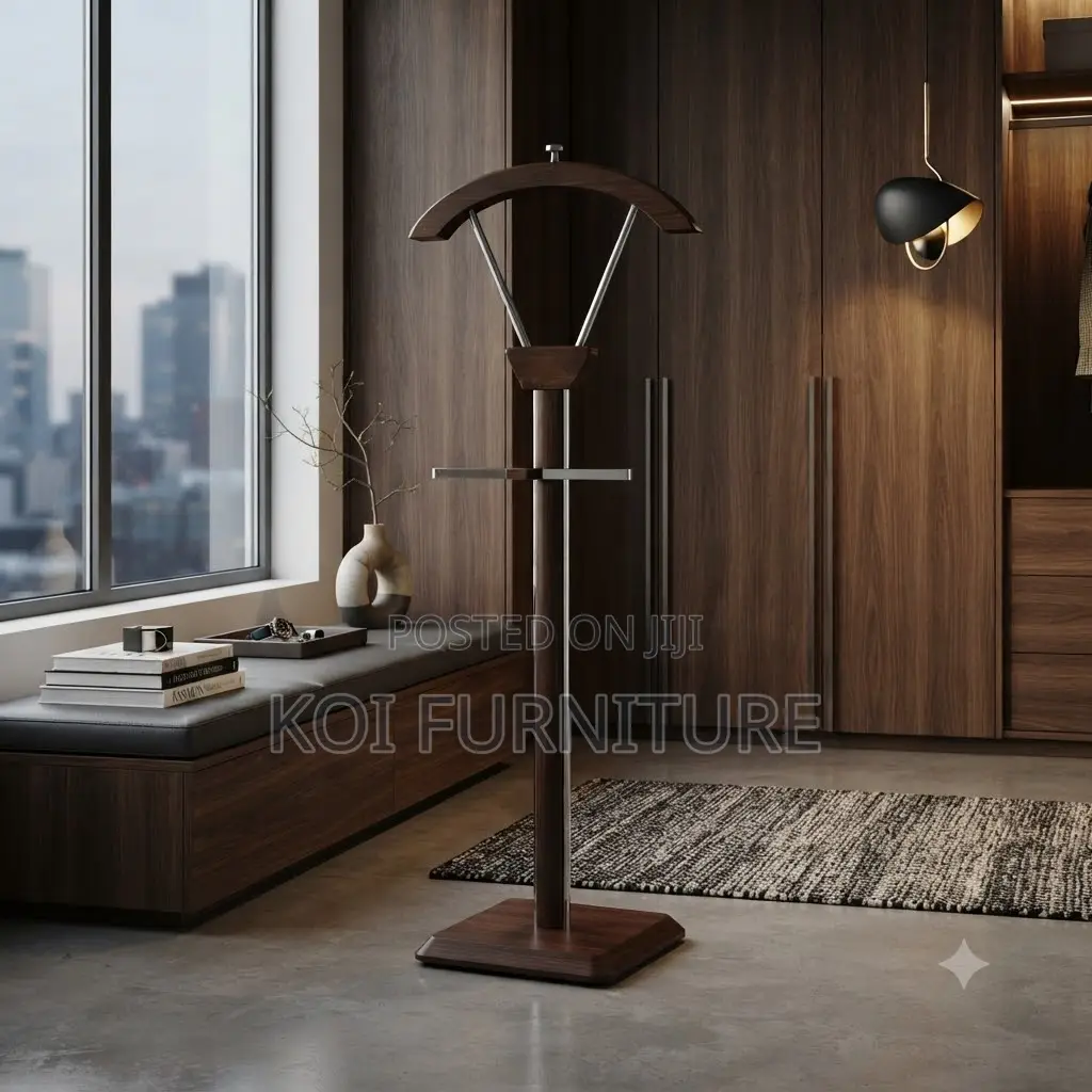 Dressers; Mahogany Executive Finished Coat Hangers