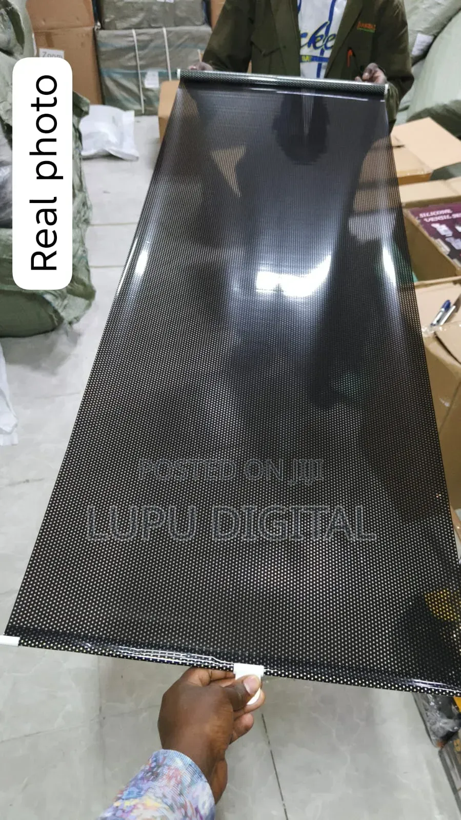Retracting Black Out Window Blinds Size 50x125cm