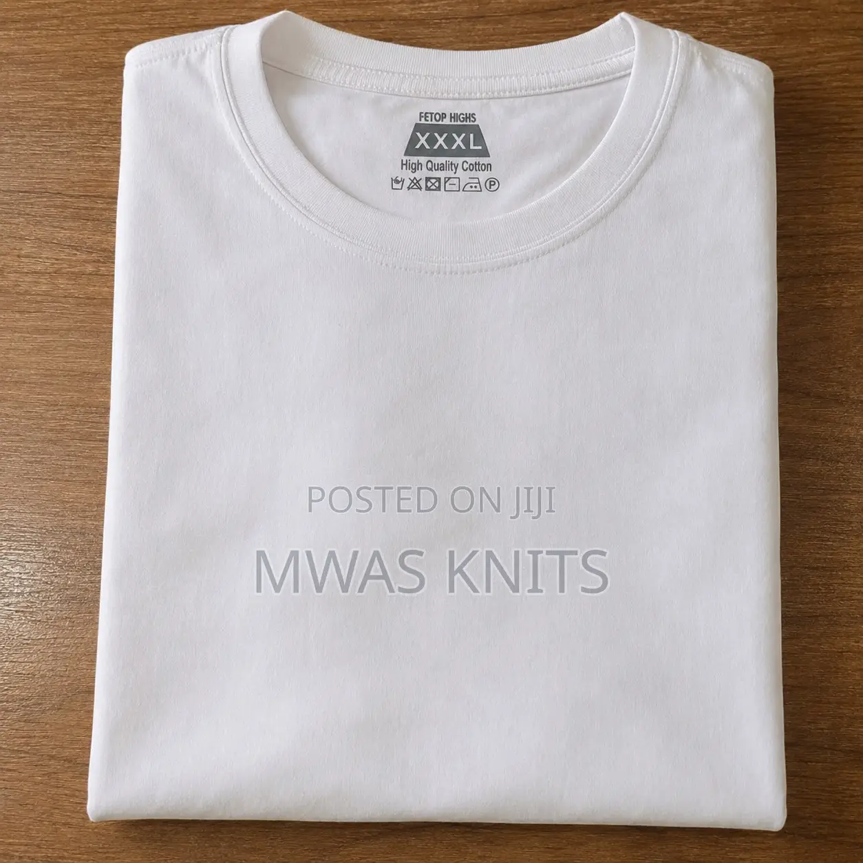 White Round Neck T-Shirt