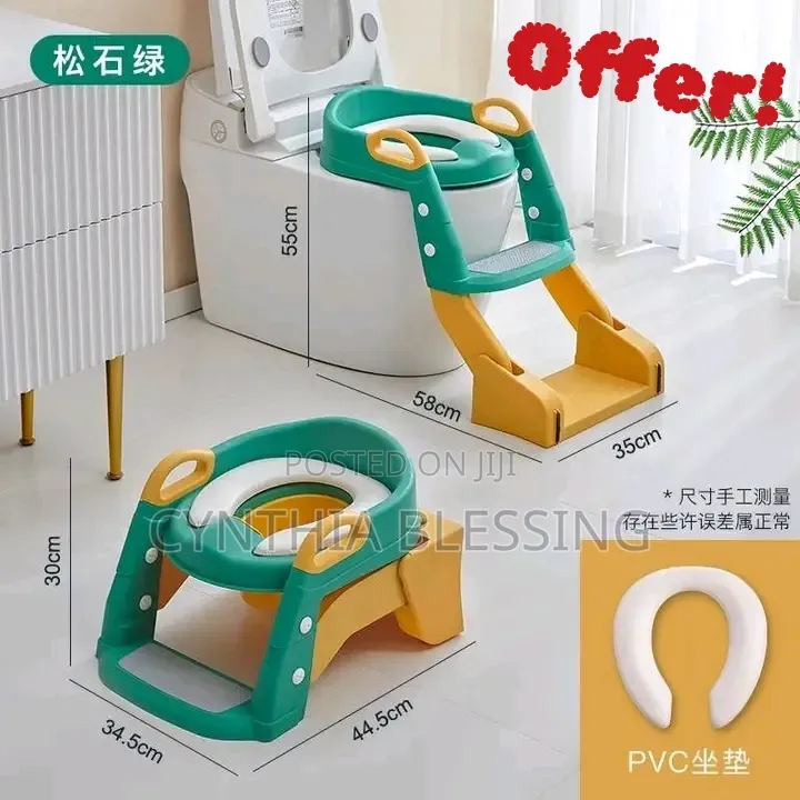 Kids Toilet Trainer Seat With Ladder