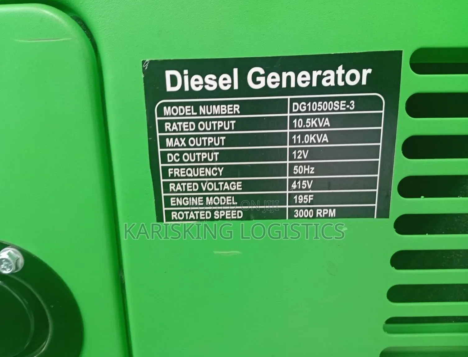 Hl 11kva Dual Phase Diesel Engine Generator Single and Three Phase