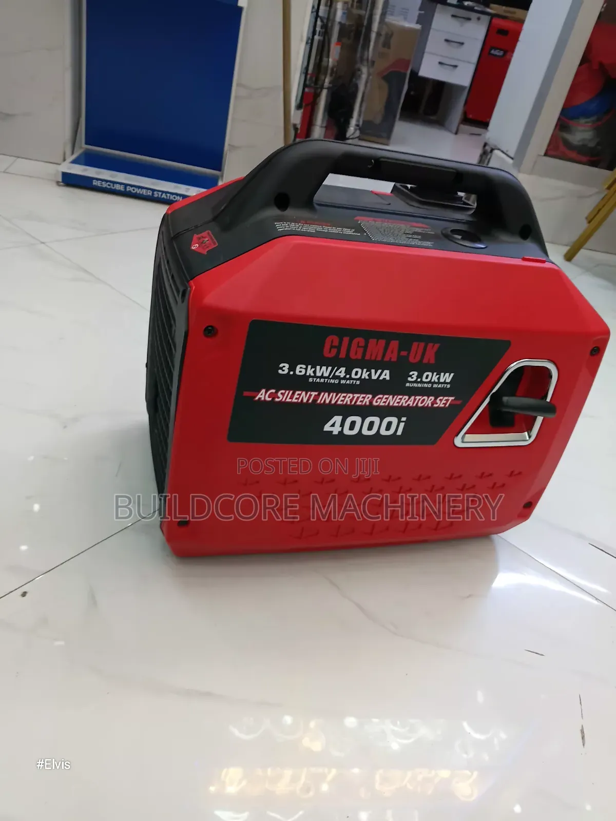 4kva Cigma Uk 4000i 3.6kw Silent Inverter Generator