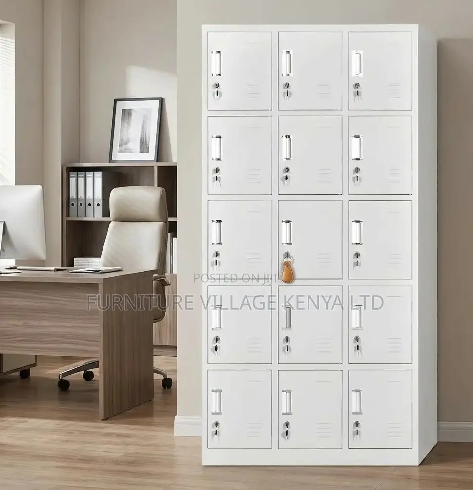 15 Door Metal Locker 3 Column 5 Row Storage Cabinet