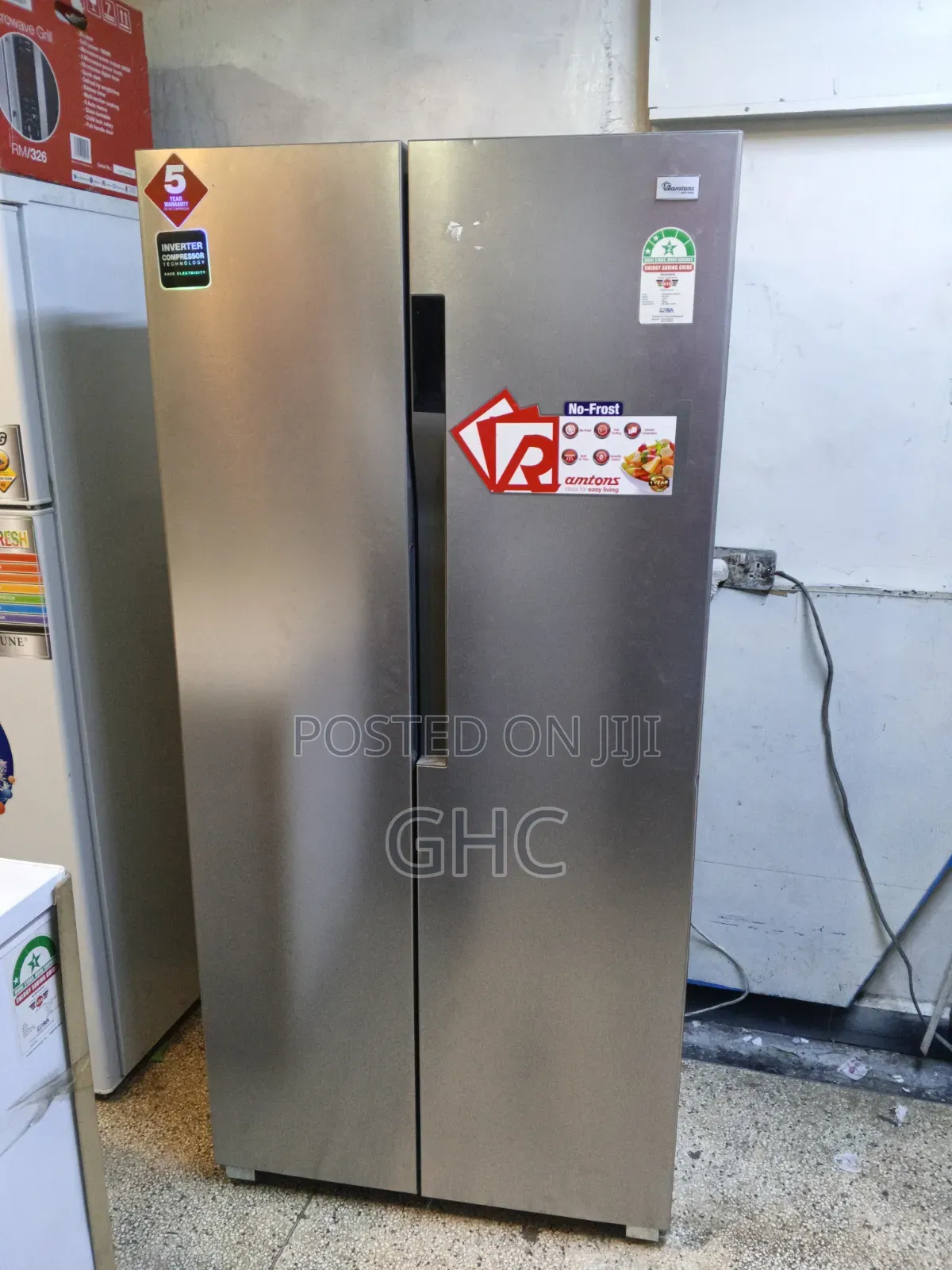 Ramtons Side by Side Refrigerator